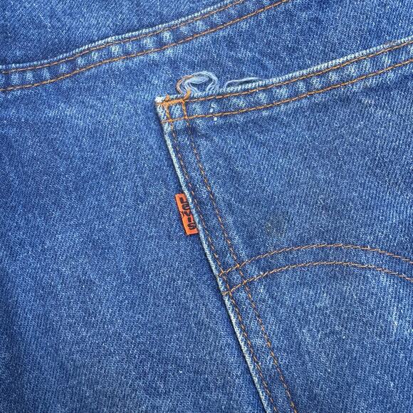 VTG 80s Levi’s 505 Jean 42x32 (Act 39x32) Med Wash Blue Denim Distressed Casual - Picture 11 of 16
